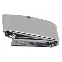 This heat-reflective disposable blanket is made of foil material in silver, measuring 30 inches wide by 30 inches long. Designed for emergency infant care, it provides thermal protection by reflecting body heat. Suitable for use in hospitals, ambulances, and emergency response settings to help maintain infant body temperature.