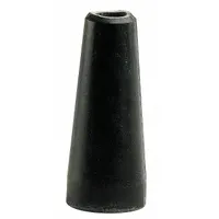 Tapered, flush (fixed) nozzle for Magnum 100A contact tip series. Threaded PTFE construction. Used in gasless welding applications to direct shielding gas and protect the contact tip. Suitable for industrial fabrication, maintenance, and repair tasks