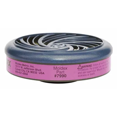 MOLDEX Filter: P100, Magenta Color, Moldex 7000 Series/Moldex 7800 Series/Moldex 9000 Series - Moldex 7000, 7800, or 9000 Reusable Respirators Compatible Filters & Cartridges