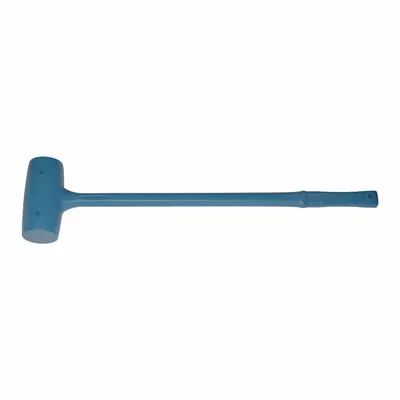 AMERICAN Mallet: Thermoplastic Polyurethane Handle, 10 lb Head Wt, 4 in Dia - Plastic Mallets