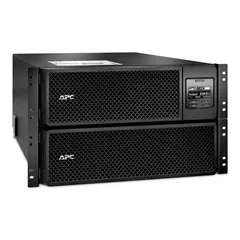 Online double-conversion UPS providing continuous power conditioning and battery backup for critical equipment. Rated 8 kVA with 208 V input and 208 V output. Suitable for servers, network gear, and industrial controls requiring protection from power disturbances.