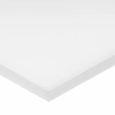 UHMW UHMW Polyethylene Bar 0.125 in Thick 2 in x 8 ft Opaque White - UHMW Polyethylene Sheets & Bars