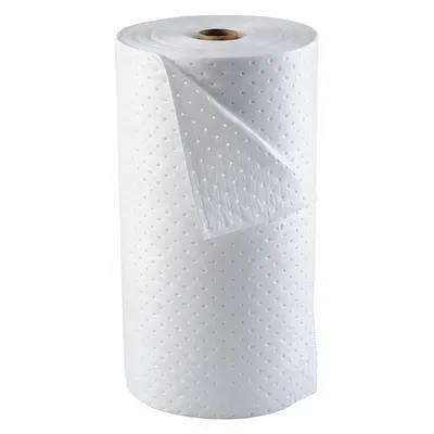 BRADY SPC ABSORBENTS Sorbent Roll: Polypropylene, White, 150 ft x 30 in, OP30P - Sorbent Rolls