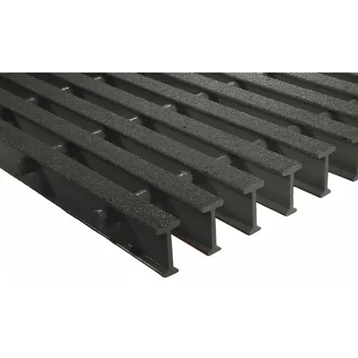 FIBERGRATE 351603 Fiberglass Pultruded Grating, 5 ft x 12 ft - Acid-Resistant Industrial Structural Grating