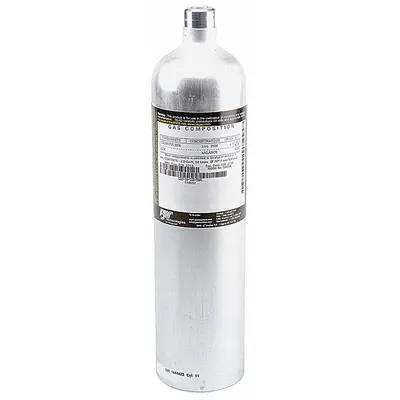 HONEYWELL CG-Q58-4 Calibration Gas, 25 ppm Hydrogen Sulfide in Nitrogen, CGA 600 - Calibration Gases for Portable Gas Detectors