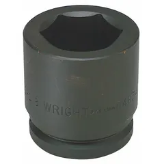 Metric 60 mm, 6-point, standard-length impact socket with a 1-1/2" drive and black oxide finish. Designed for heavy-duty fastening applications using impact wrenches on large metric fasteners.