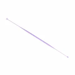 Purple polystyrene inoculating loops with a 203 mm overall height, designed for transferring microbial cultures to inoculation plates or Petri dishes in laboratory microbiology work.