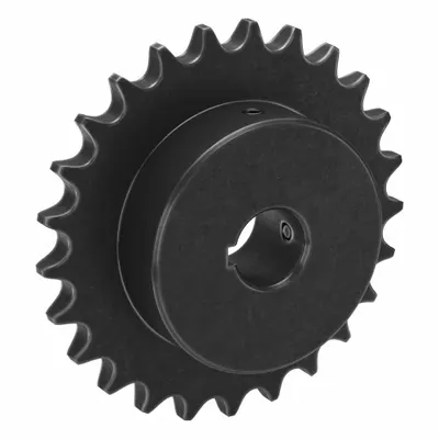 TRITAN Roller Chain Sprocket: 12B, For 3/4 in Chain Pitch, 30 mm Bore Dia, 25 Teeth - Size 12B Fixed-Bore Roller Chain Sprockets