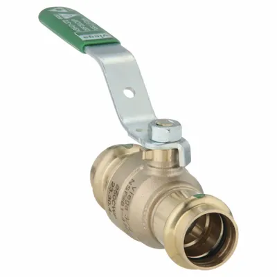 VIEGA PROPRESS 3/4 in Bronze Ball Valve, Press x Press, Lever Handle - Bronze Ball Valves