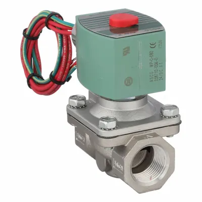 REDHAT Solenoid Valve: 2-Way, Normally Closed, 3/4 in Pipe Size, 24V DC, Watertight - 2-Way/2-Position, Normally Closed Solenoid Valves