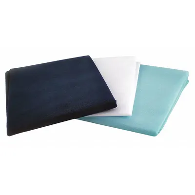 MEDSOURCE Disposable Cot Sheet Set: Full, Dark Blue/Light Blue/White, Polypropylene - Disposable Sheets