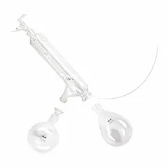 Replacement glassware accessory for IKA rotary evaporators. Used in laboratory distillation, solvent removal, and concentration processes. Compatible with IKA rotary evaporator systems.