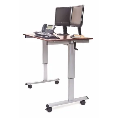 LUXOR STANDUP-CF48-DW Manual Adjustable-Height Desk - Manual Adjustable-Height Desks