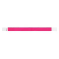 ID Wristband: No Legend, 10 in Overall Lg, 3/4 in Overall Wd, Tyvek®, Pink, 500 PK (MPN T3-07)