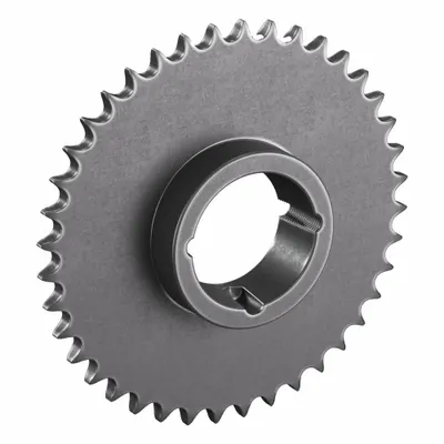 TSUBAKI 50BTL40 Size 50 Bushed-Bore Roller Chain Sprocket, 40 Teeth, Steel, ANSI - Size 50 Bushed-Bore Roller Chain Sprockets