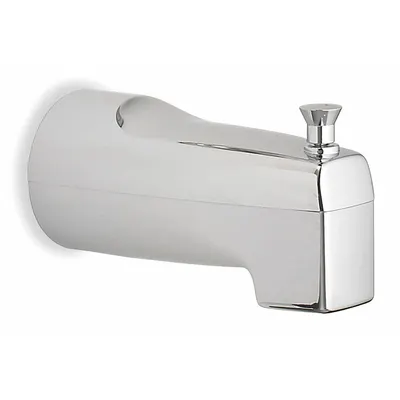 MOEN Tub Diverter Spout: 1/2 in Connection Size, Slip-Fit Connection - Bathtub Spouts with Pull-Up Diverters