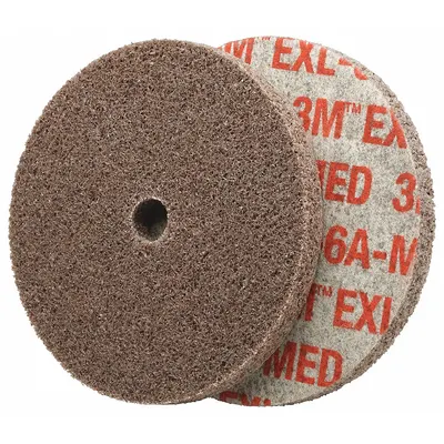 SCOTCH-BRITE XL-UW Unitized Wheel - Light Deburring & Finishing Wheels for Carbon Steel & Soft Metals