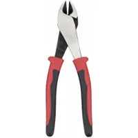High Leverage Diagonal Cutting Plier: Std, Straight, Oval, 7/8 in Jaw Lg, 1 1/4 in Jaw Wd, 6 - 8 in (MPN J248-8)