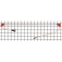 This defrost heater is designed to melt frost from the evaporator coils in refrigerators and freezers. It restores proper defrost function, preventing ice buildup that can block airflow and cause temperature issues. Suitable for use as a replacement part in compatible refrigeration units
