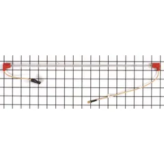 This defrost heater is designed to melt frost from the evaporator coils in refrigerators and freezers. It restores proper defrost function, preventing ice buildup that can block airflow and cause temperature issues. Suitable for use as a replacement part in compatible refrigeration units.