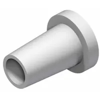 Compression tube fitting for 3/8 in OD tubing, made of acetal with a polypropylene body. Sold in a 5-pack. USDA Listed for use in sanitary fluid systems