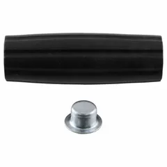 This replacement handle knob and cap nut is designed for CURT trailer jacks. It restores the original grip and control for raising and lowering trailers during maintenance or field service.