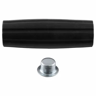 CURT 28926 Black Handle Knob and Cap Nut for Trailer Jacks - Fleet and Vehicle Maintenance