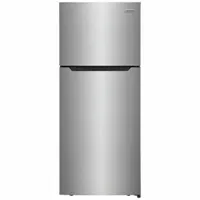 FRIGIDAIRE Top Freezer Refrigerator: Stainless Steel, 17.6 cu ft Total Capacity, 1 Shelves (MPN FFHT1822UV)