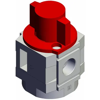 SMC VHS30-N03-MZ-D Compressed Air Line Pressure-Relief Lockout Valve - SMC Compressed Air Line Pressure-Relief Lockout Valves for FRLs