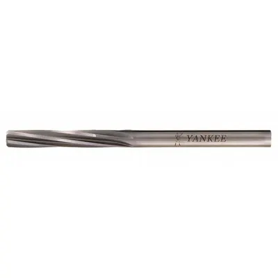 YANKEE Spiral-Flute Dowel Pin Reamer 0.1855 in Dia, High Speed Steel - Spiral-Flute Dowel Pin Reamers