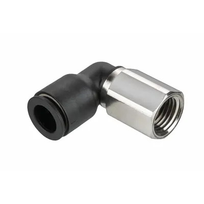 LEGRIS 3009 60 18 Push-to-Connect x FNPT Elbow - Nylon & Nickel-Plated Brass Tube Fittings