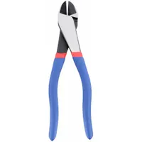 Diagonal Cutting Plier: Flush, Straight, Oval, 1 in Jaw Lg, 1 1/8 in Jaw Wd, 8 in Overall Lg