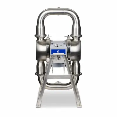 GRACO HE120-1502 FDA-Compliant EODD Pump, 3 in, 380-480V AC, 18 ft Head - FDA-Compliant EODD Pumps