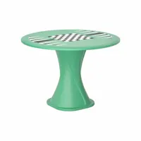 This 42-inch diameter polyethylene table from the Endurance series includes a game top and accepts ballast for wind stability. Suitable for commercial outdoor dining, break areas, or recreational spaces