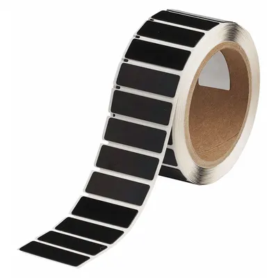 BRADY THTEP172-593-.25BK Raised Panel Precut Label Roll - Brady Raised Panel Precut Label Rolls