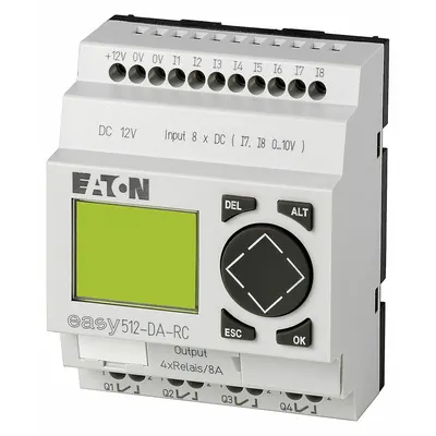 EATON Easy E4 Smart Relay, EASY-E4-UC-12RC1 - Eaton Easy E4 Smart Relays