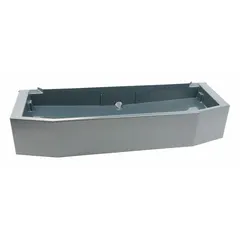 This drip tray is a replacement component for SCOTSMAN ice machines. It collects water runoff from the machine, helping to keep the surrounding area clean and dry. Designed as a direct OEM replacement part.