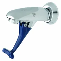 T&S BRASS Glass Filler: Single-Post, Brass, Chrome, Spray, Wall, Plastic, Straight, NPT (MPN B-1200)