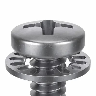 SEMS Screw: Flat/Split Lock, #10-32 Thread Size, 3/4 in Lg, Stainless Steel - Machine Screws with Flat & Split Lock Washers