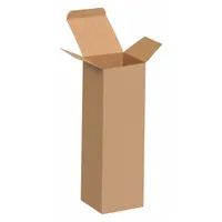 Fibreboard reverse tuck cartons with Kraft finish. Inside dimensions 1 3/4 in length by 1 3/4 in width. Sold in packs of 500. Suitable for packaging and storing small items