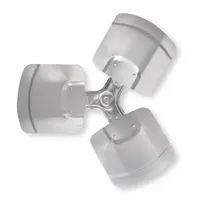 REVCOR Replacement Propeller: 24 in Propeller Dia., 1/2 in Bore Dia., 20° Pitch, 3 Blades, Aluminum (MPN G2403-20 R)