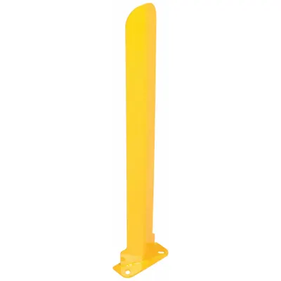VESTIL Pallet Rack Guard: Steel, V Shape, 3 in Overall Lg, 0.2 in Overall Thick - Door Track Guards