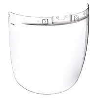 SELLSTROM Face Shield Visor: 12 1/8 in Overall Wd, 9 in Overall Ht, 0.06 in Overall Thick, Clear (MPN S32100)