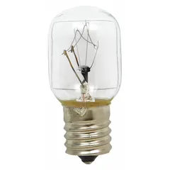 Replacement oven lamp for Whirlpool ovens. Provides interior illumination for visibility during cooking and cleaning. Suitable for residential and commercial kitchen environments.