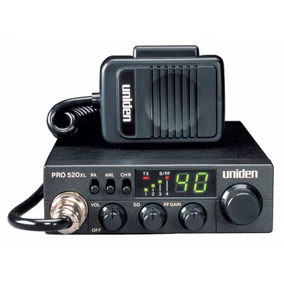 CB PRO520XL Vehicle-Mounted CB Radio, 26-27 MHz, 4-Pin Microphone - Vehicle-Mounted CB Radios