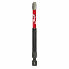 This impact-rated hex bit is designed for driving #3 Phillips (PH3) fasteners with impact drivers. Made from alloy steel, it features a standard length and hex shank for secure retention. Commonly used in assembly, construction, and maintenance tasks requiring a durable, impact-rated bit.