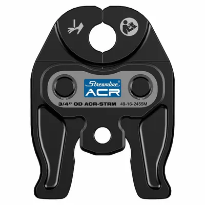MILWAUKEE 49-16-2455M Press Jaw for 3/4 in Copper Pipe, ACR Press Compact Tools - Jaws for Compact Press Tools