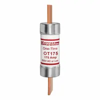 MERSEN Fuse: Class K5, OT Series, Fast-Acting, 175 A, 250 V AC, 250 V DC, Non-Indicating (MPN OT175)