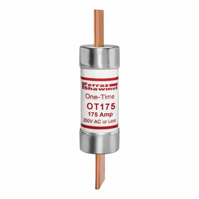MERSEN Fuse: Class K5, OT Series, Fast-Acting, 175 A, 250 V AC, 250 V DC - Fast-Acting Blade Fuses