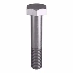 Grade B8 heavy hex bolt made from stainless steel, meeting ASTM A193 material standards and ASME B18.2.1 dimensional standards. Thread size 5/8"-11, length 3-1/4 inches. Sold in a pack of 5. Suitable for structural applications requiring corrosion resistance and strength in high-temperature or high-pressure environments such as flanged connections and pressure vessels.
